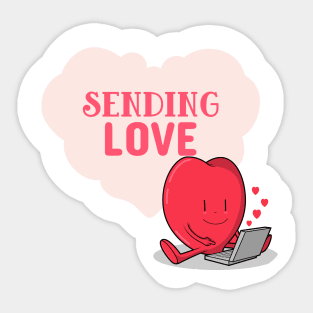 Sending Love Sticker